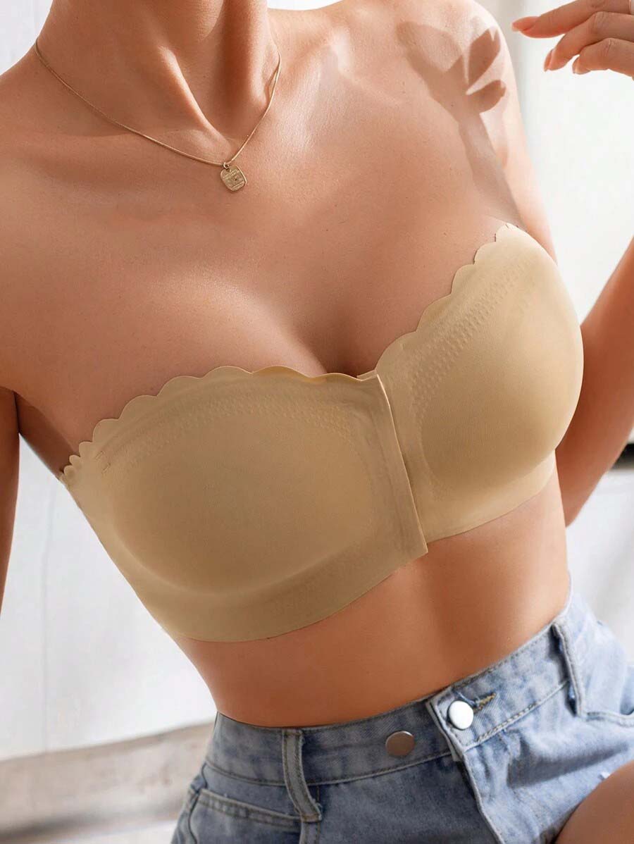 Push-Up Strapless Non-Slip Wireless Bandeau Bra