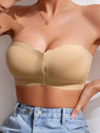 Push-Up Strapless Non-Slip Wireless Bandeau Bra
