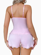 Women’s Lace Cami & Shorts Pajama Set