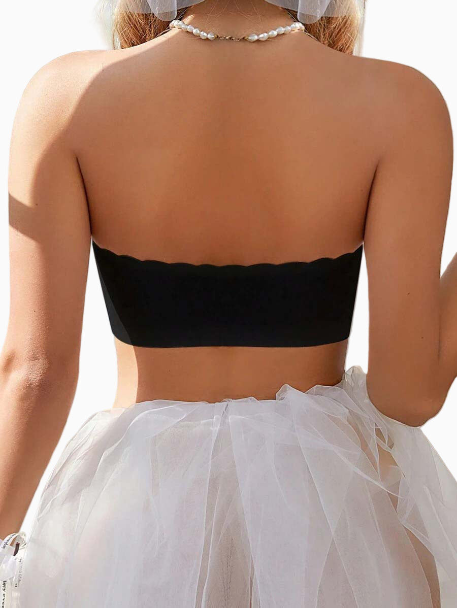 Push-Up Strapless Non-Slip Wireless Bandeau Bra
