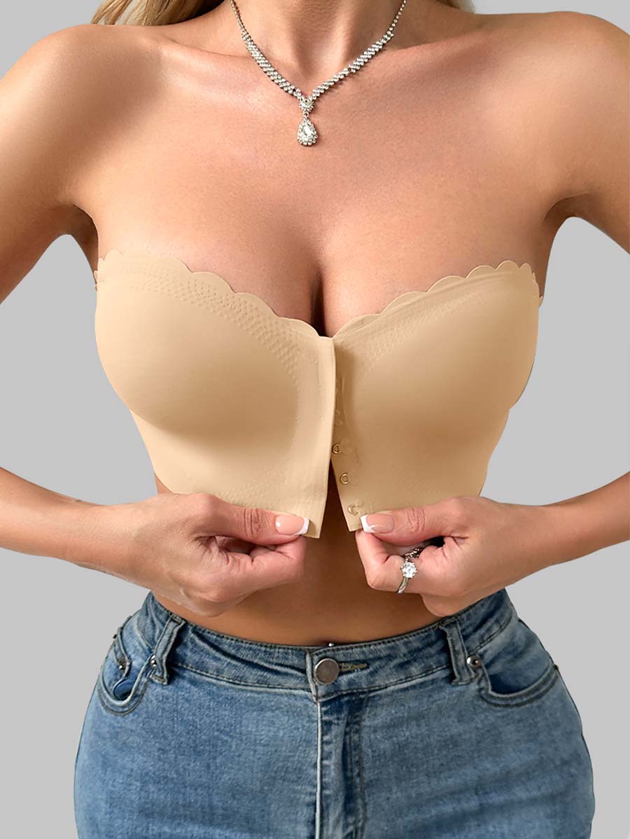 Push-Up Strapless Non-Slip Wireless Bandeau Bra