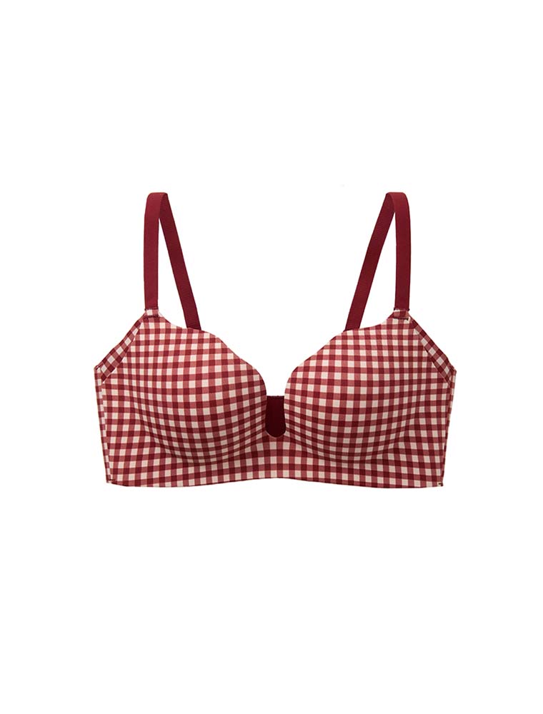 Smoothing Seamless Push-Up V-Cup Wireless Bra