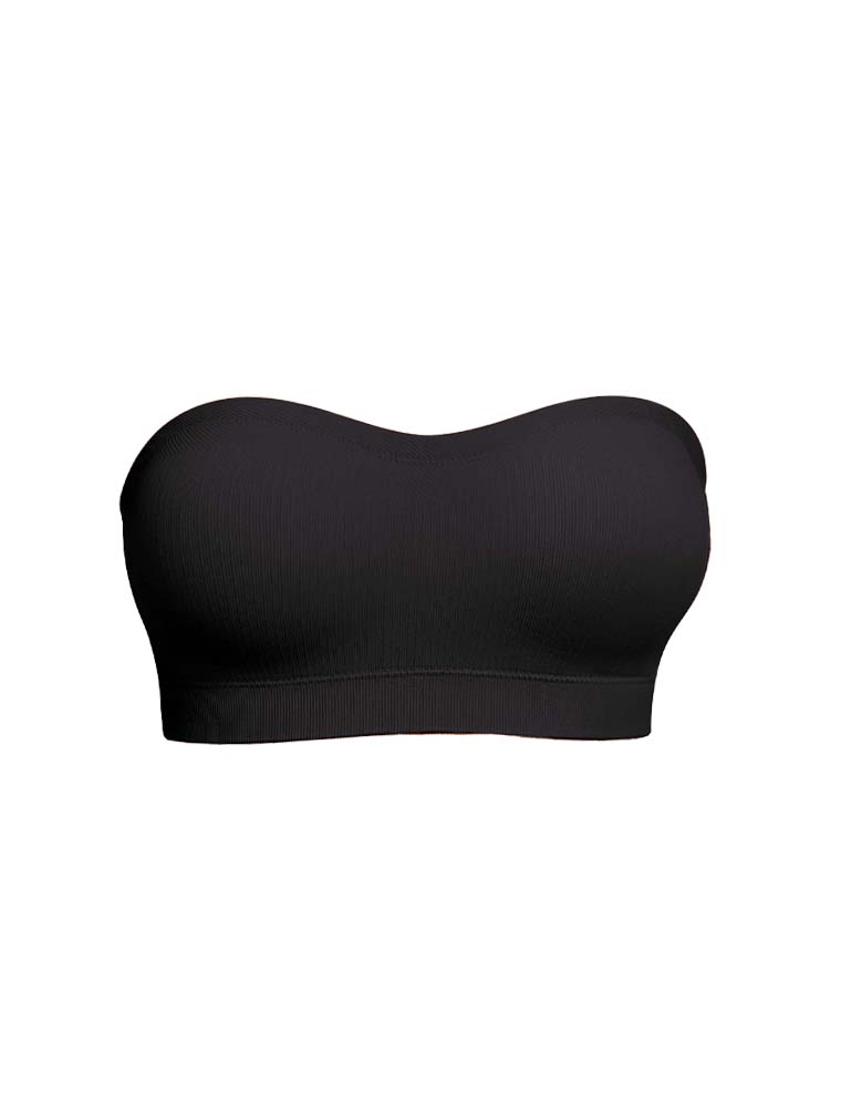 Women’s Strapless Non-Slip Silicone Padded Bandeau Bra