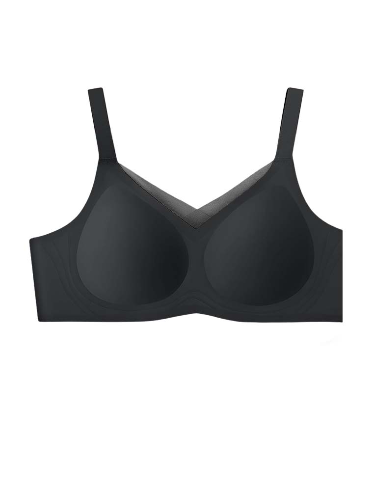 Natural Latex Sheer Mesh Contour Wireless Bra