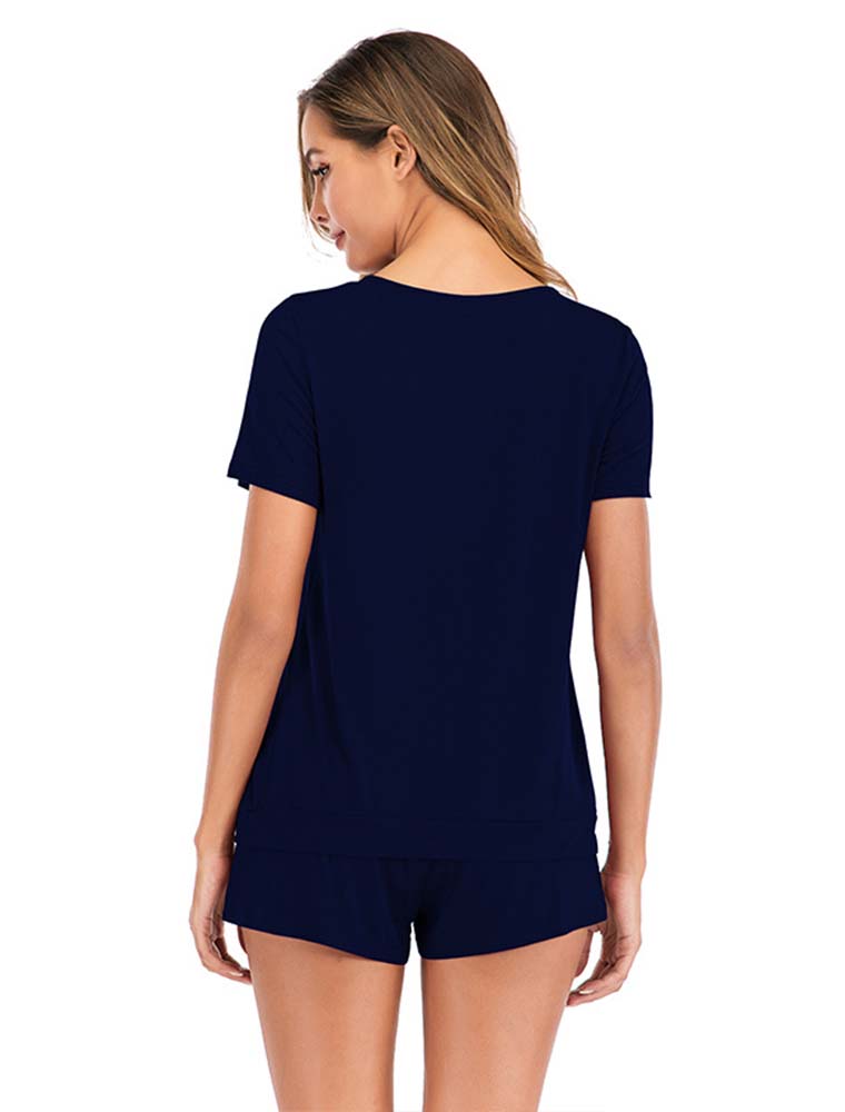 Cotton Short Sleeve Pajama Set