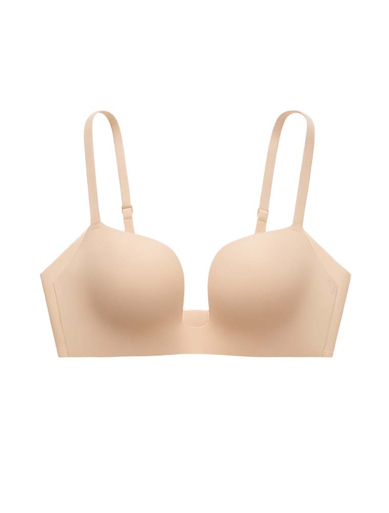 Black Push-Up Backless Plunge Bra