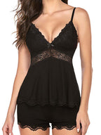Women’s Lace Cami & Shorts Pajama Set