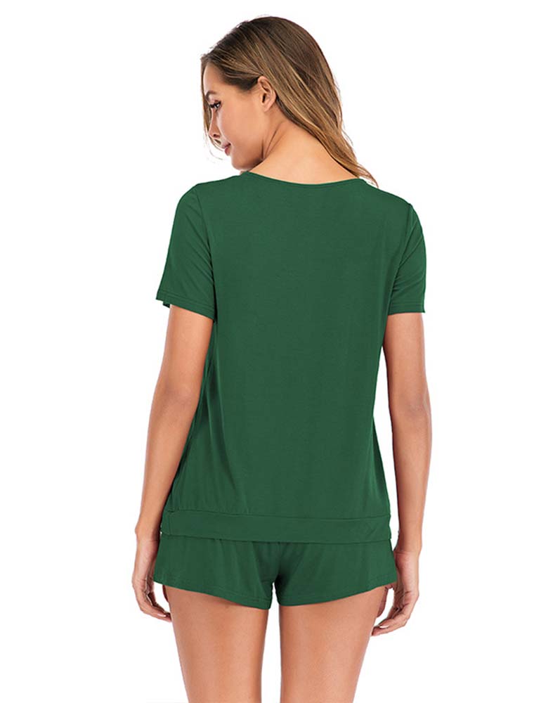 Cotton Short Sleeve Pajama Set
