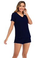 Cotton Short Sleeve Pajama Set