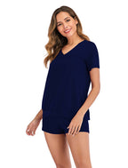 Cotton Short Sleeve Pajama Set