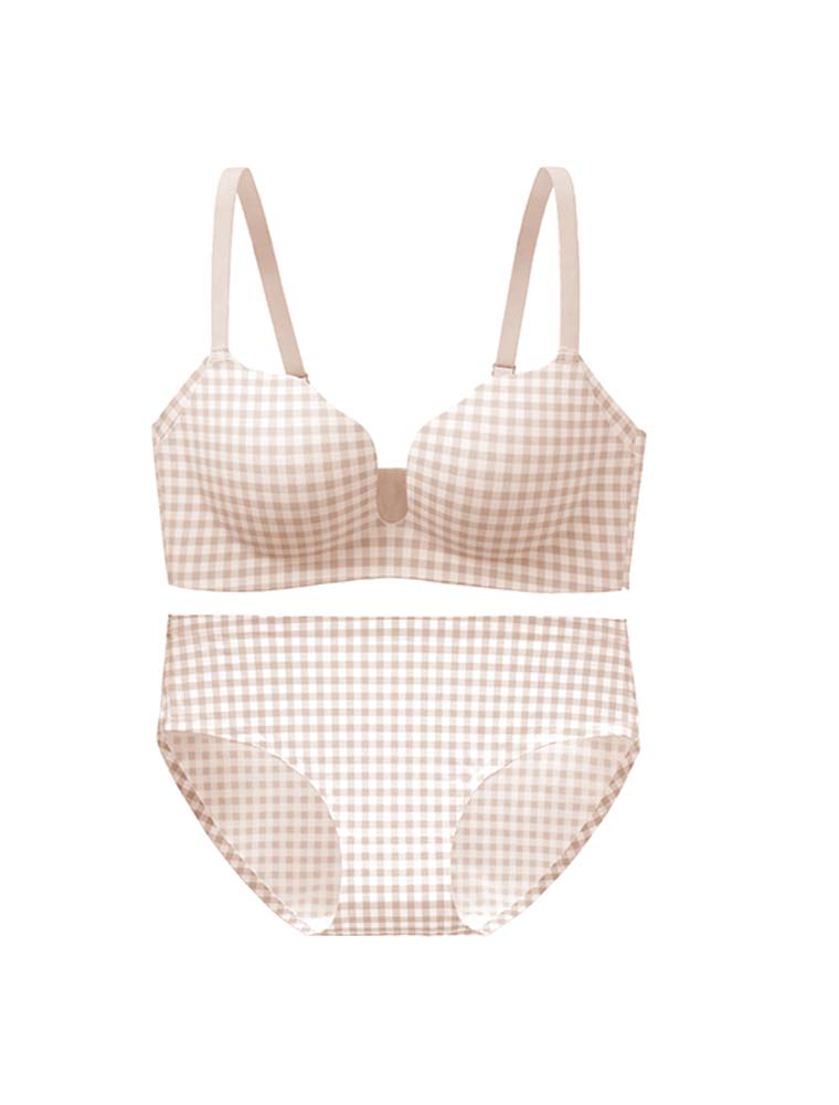 Smoothing Seamless Push-Up V-Cup Wireless Bra