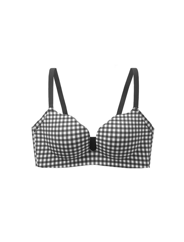 Smoothing Seamless Push-Up V-Cup Wireless Bra