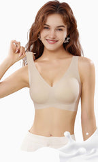 Natural Latex Wireless Full-Coverage Bra