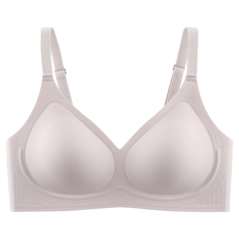 Natural Latex V-Neck Wireless Bra
