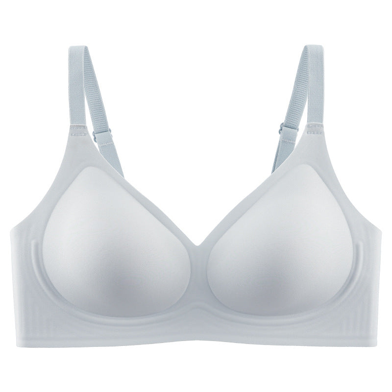 Natural Latex V-Neck Wireless Bra