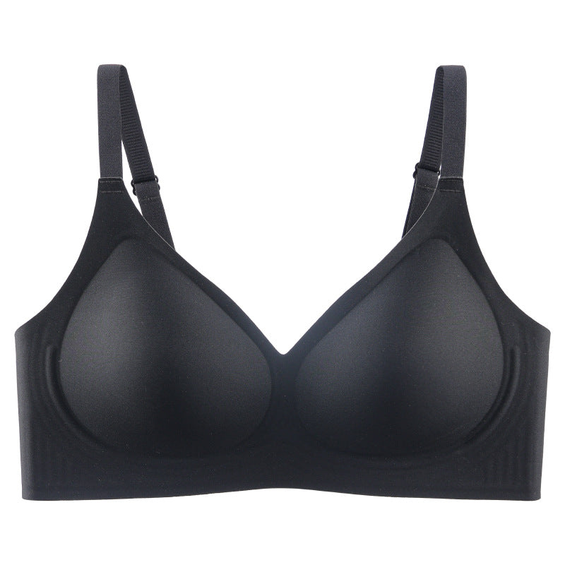 Natural Latex V-Neck Wireless Bra