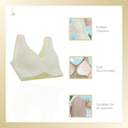 Natural Latex Wireless Full-Coverage Bra
