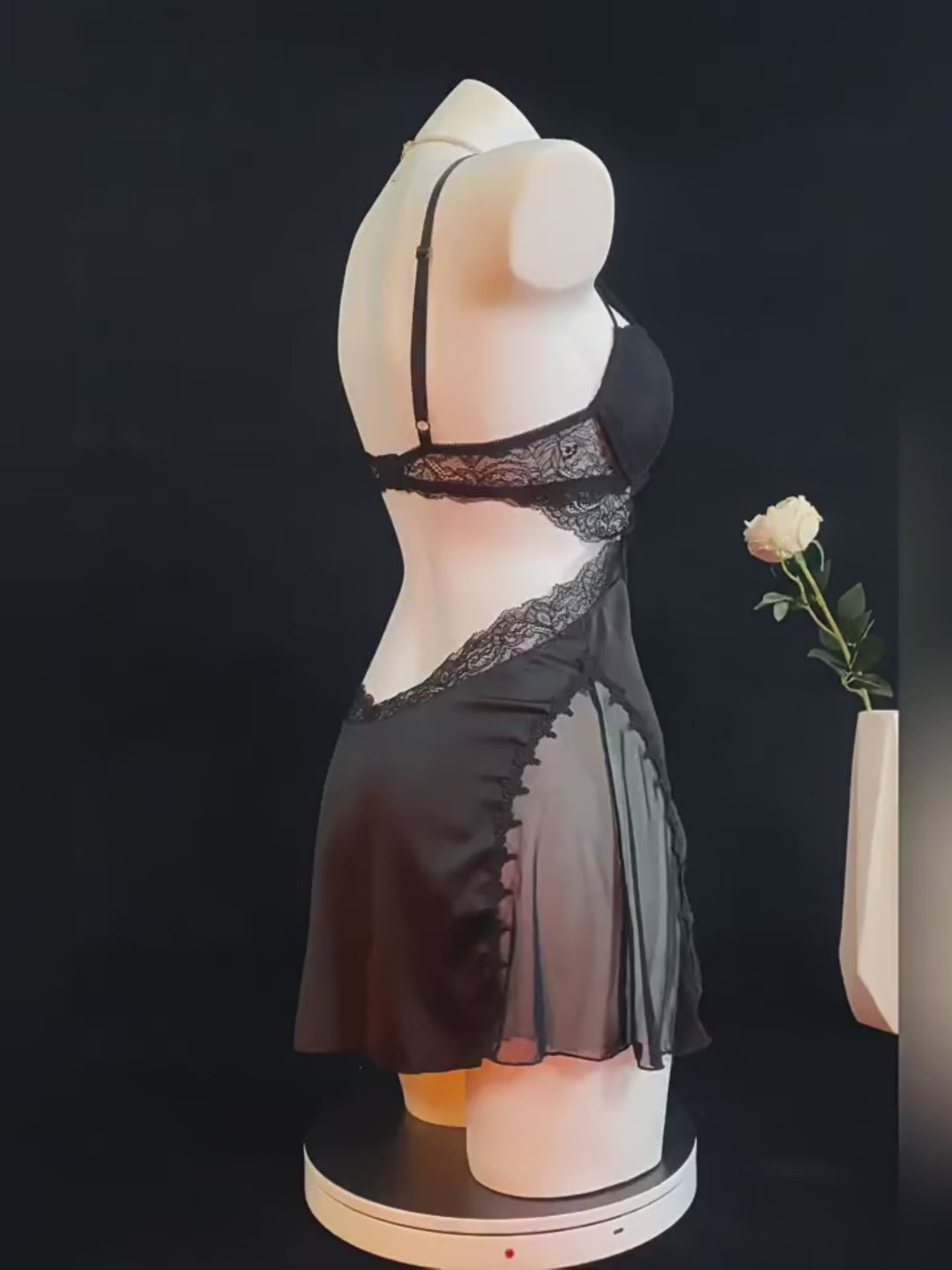 Women’s Sexy Lace Chemise Nightgown Sleepwear Sets