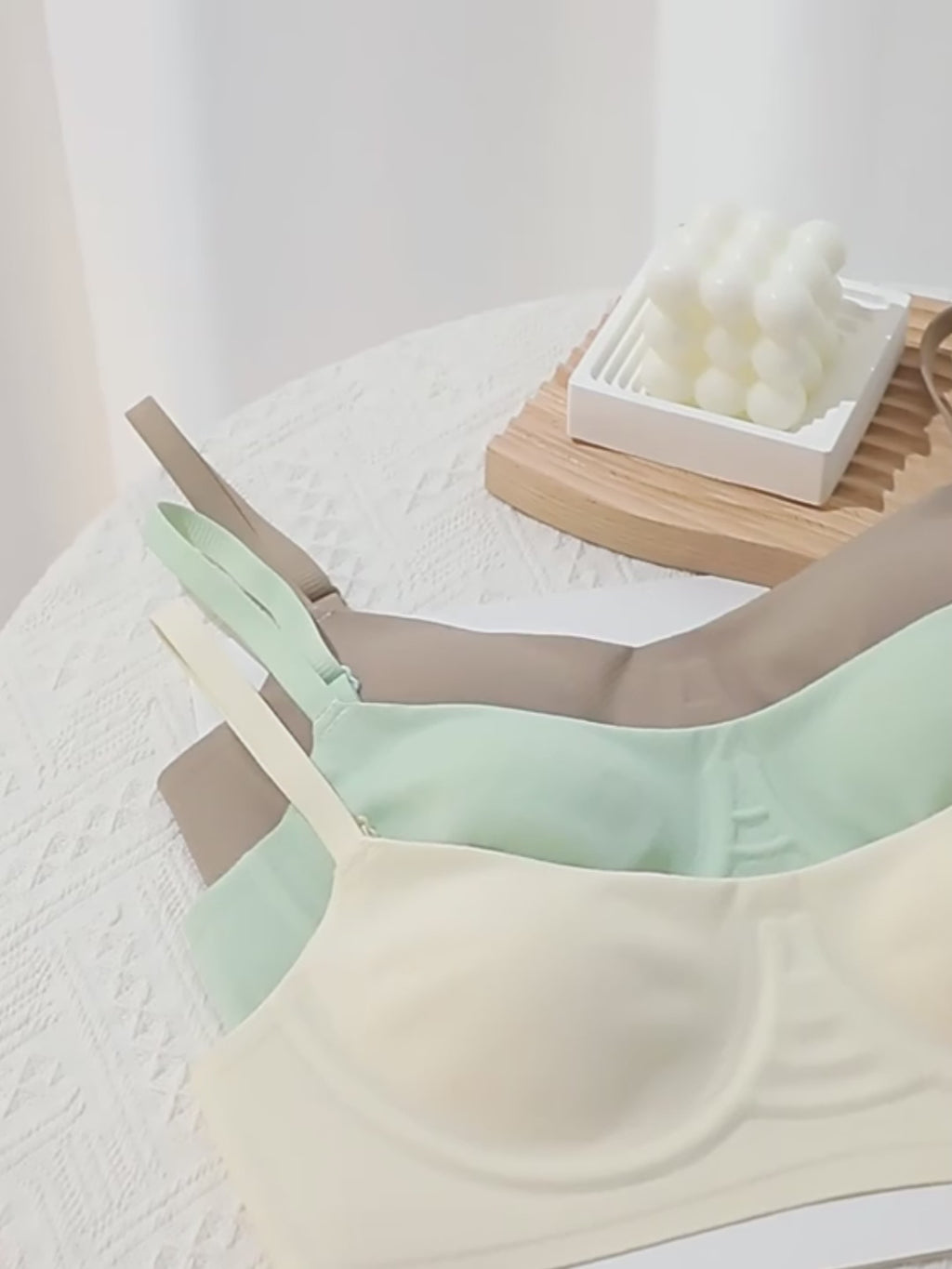 Lightweight for Summer Spaghetti Strip Bra