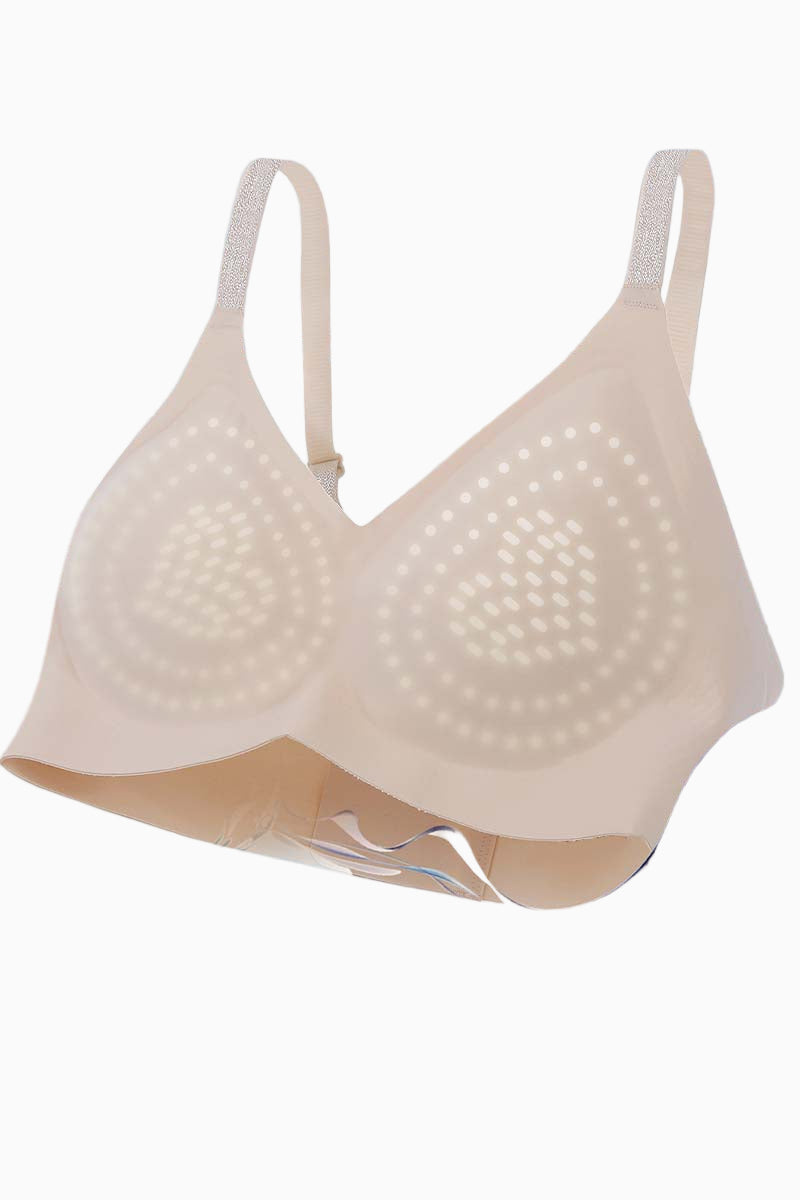 Natural Latex Wireless V-Neck Bra