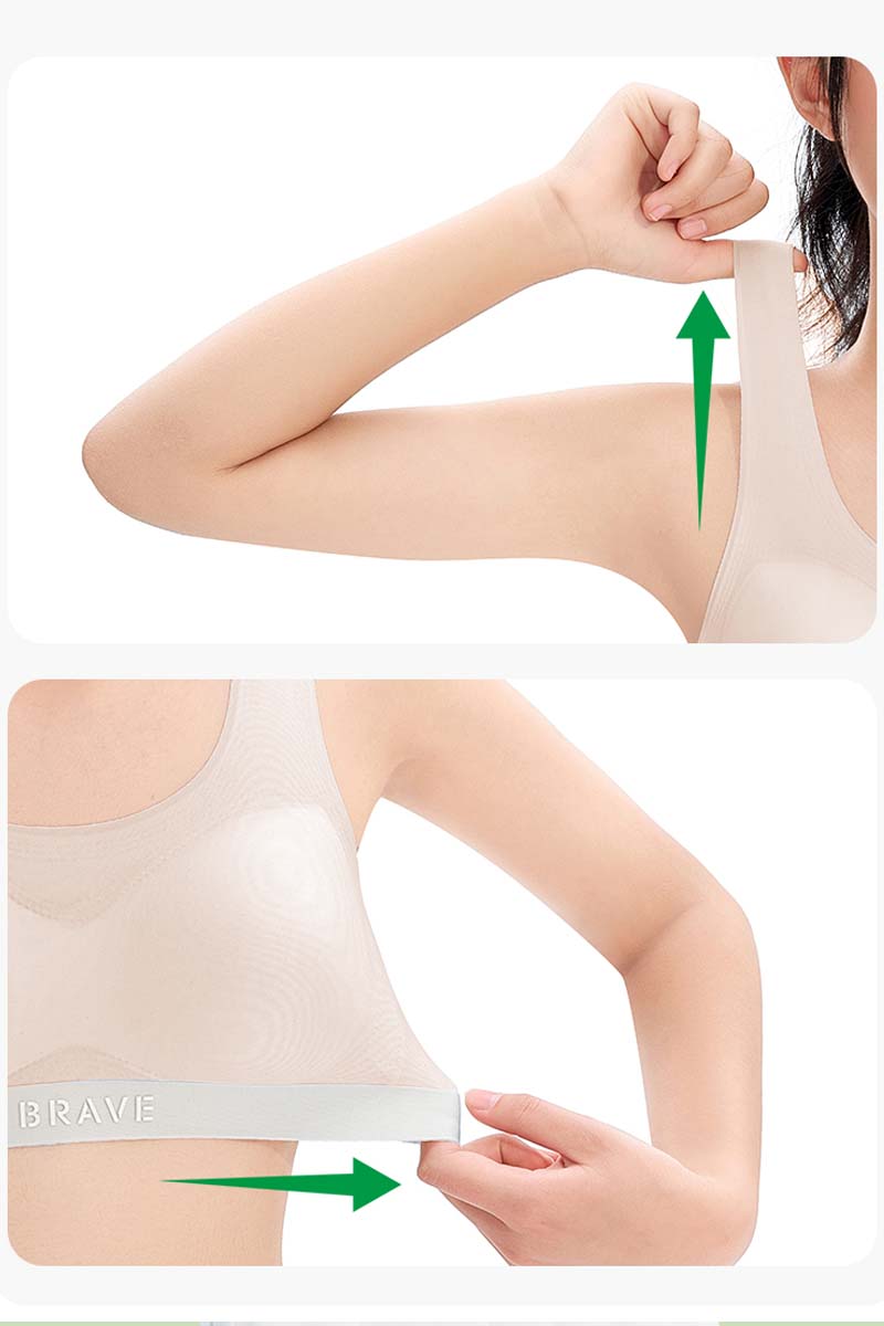 Seamless Training Sports Bra for Girls 10–16