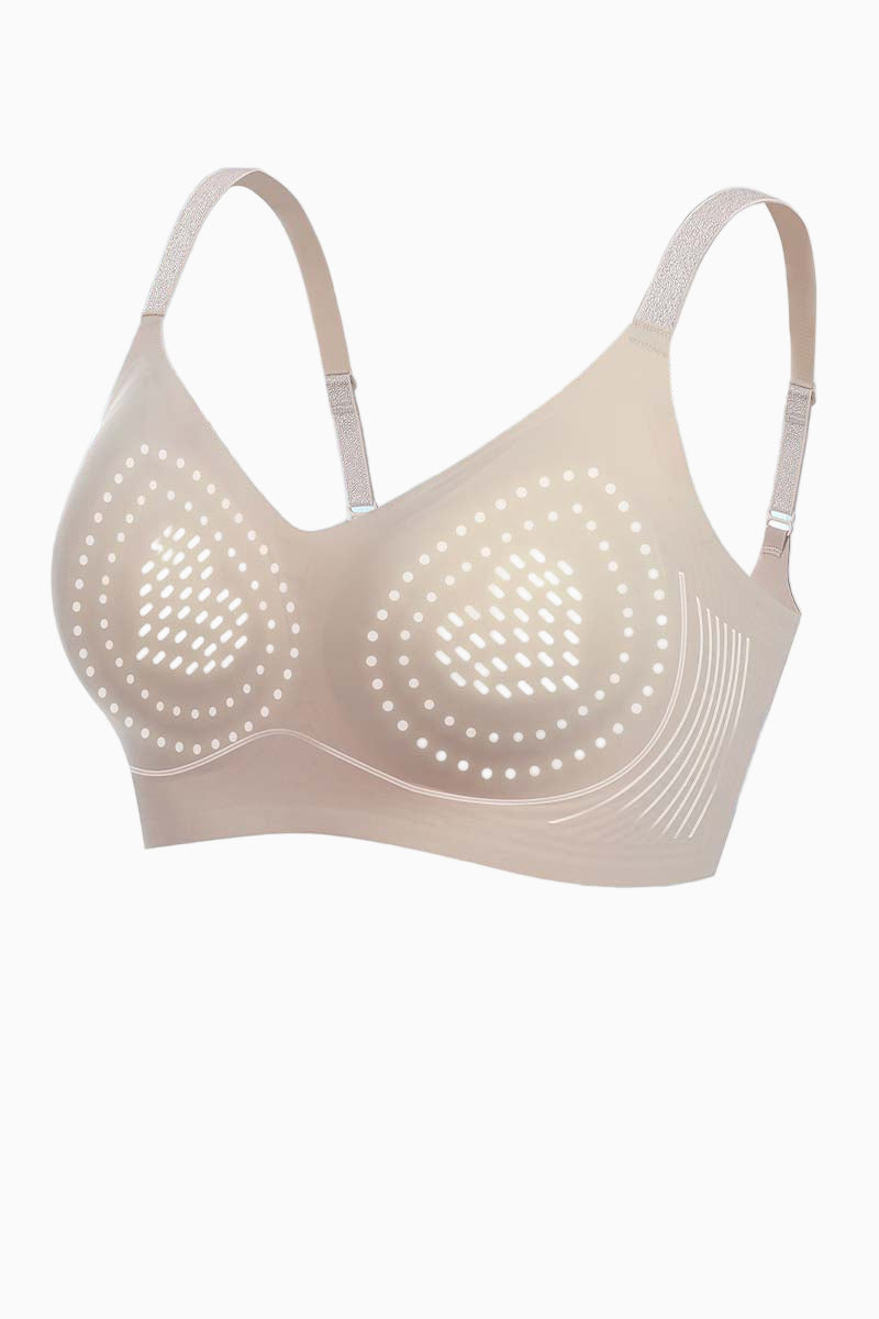 Natural Latex Wireless V-Neck Bra