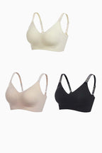 Natural Latex Wireless V-Neck Bra