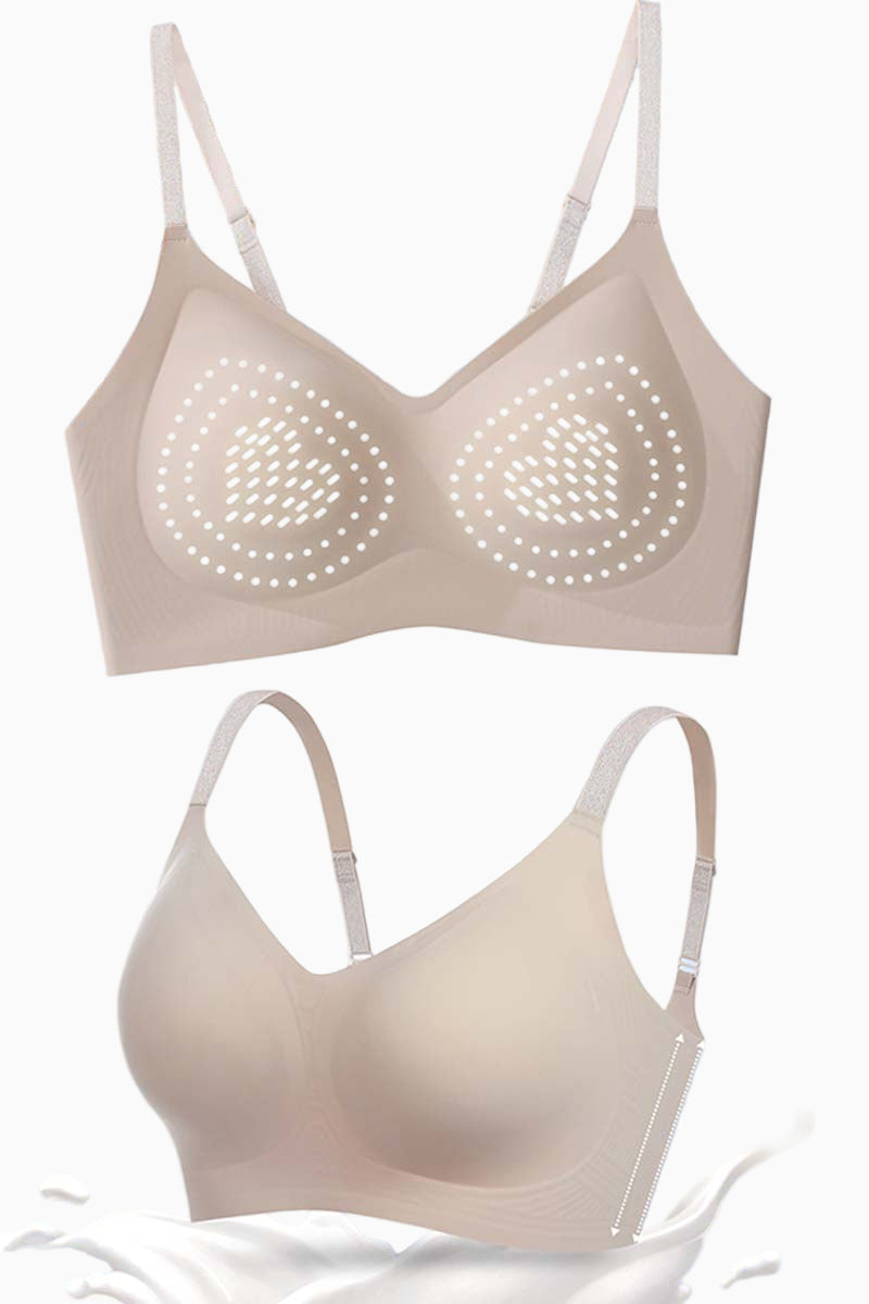 Natural Latex Wireless V-Neck Bra
