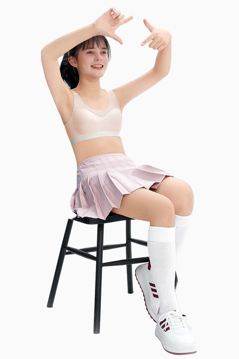 Seamless Training Sports Bra for Girls 10–16