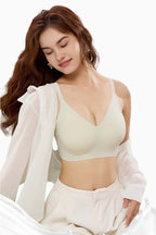Natural Latex Wireless V-Neck Bra