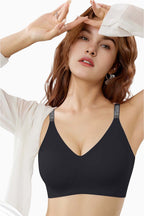 Natural Latex Wireless V-Neck Bra