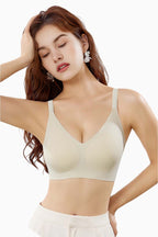Natural Latex Wireless V-Neck Bra