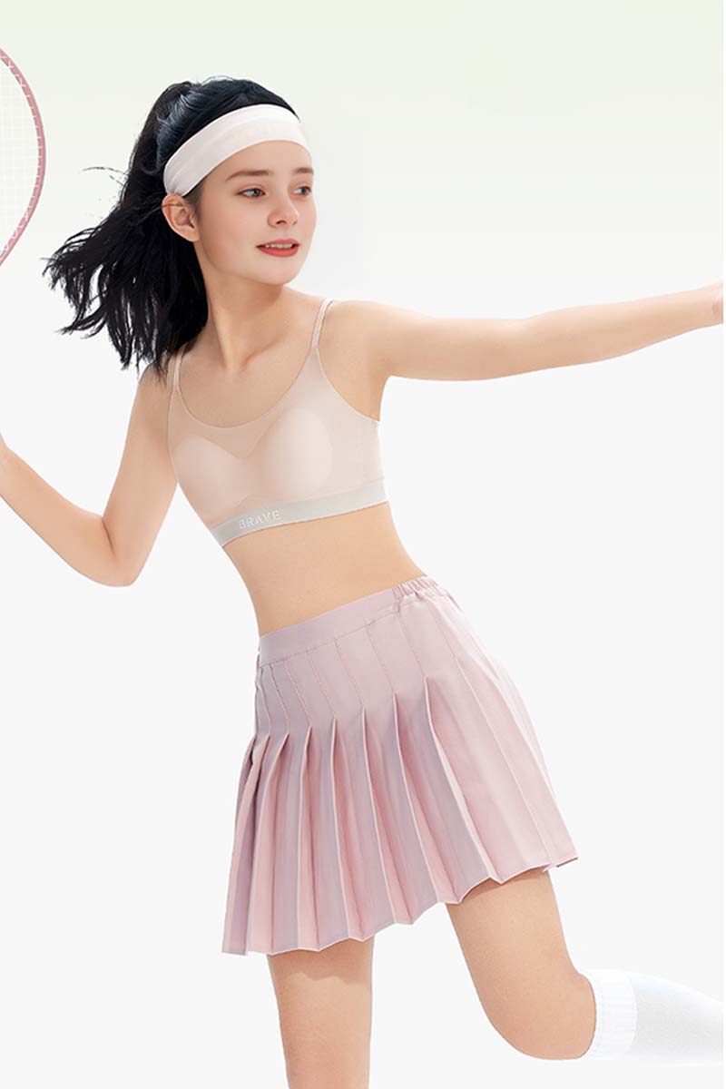 Girls’ Seamless Training Bra with Removable Pads