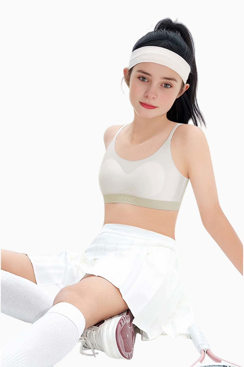Girls’ Seamless Training Bra with Removable Pads